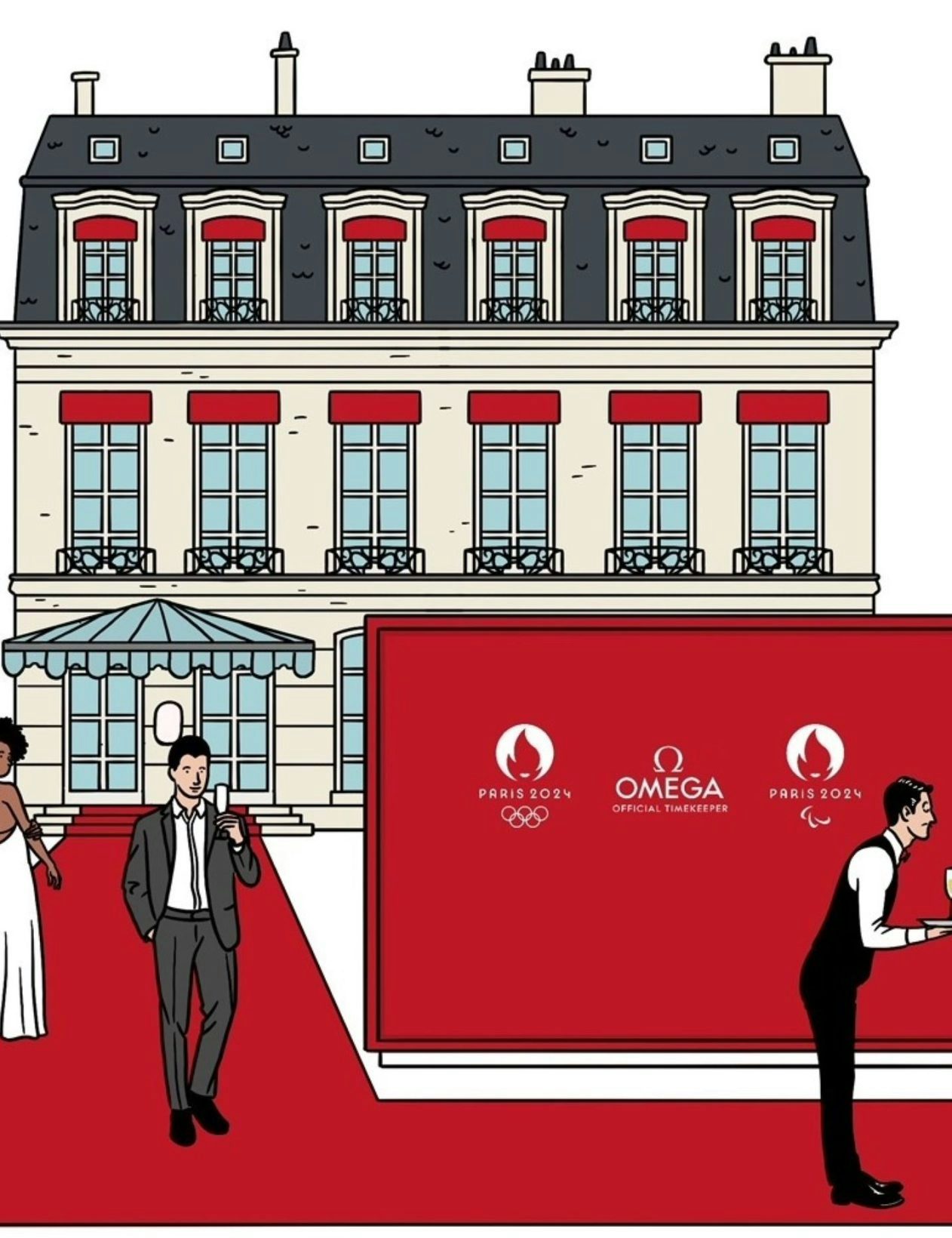 Omega reveals its “OMEGA House” for Paris 2024